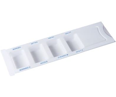 Medikamentendispenser - 4-fach, Morgen-Mittag-Abend-Nacht Produktbild Web Groß Detailbild 1 L
