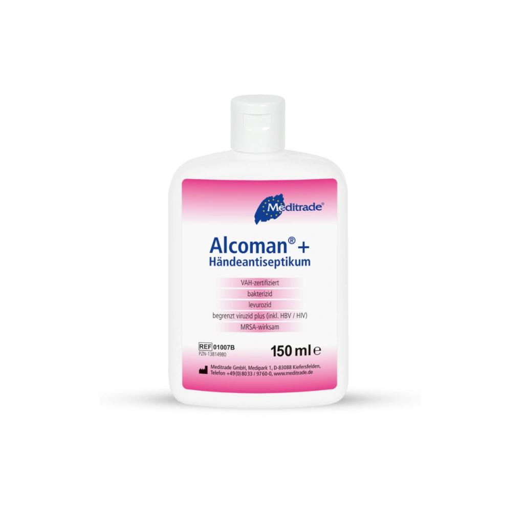 Alcoman Plus Händedesinfektion - Gebrauchsfertiges, alkoholisches Händedesinfektionsmittel Produktbild Web Groß Detailbild 3 L