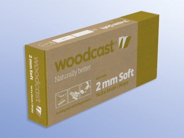 Woodcast Soft - 2 mm, 14,5 x 34cm - Zur Frakturversorgung und bei Weichteilverletzungen Produktbild