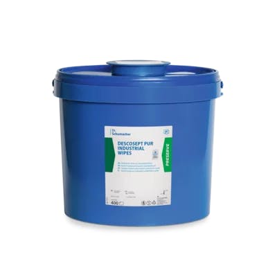 Descosept Pur Industrial Wipes - Spendereimer mit 400 alkoholischen Vliestüchern Produktbild