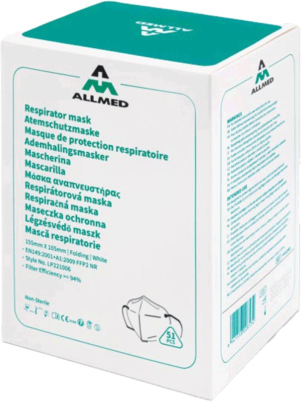 FFP2-Masken mit flexibler Fixierung Produktbild Print Hauptbild L