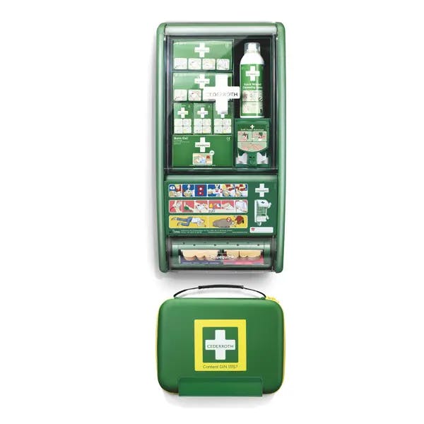 Cederroth First Aid Station - Komplettset für die Notfallversorgung, inkl. Koffer Produktbild
