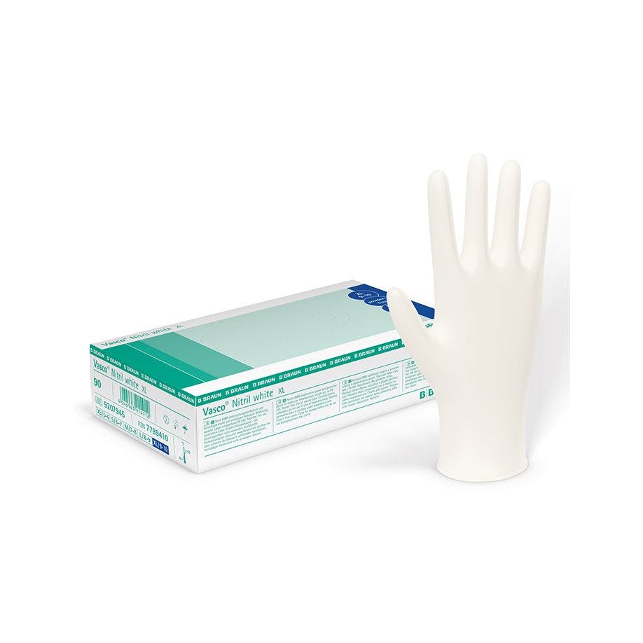 Vasco Nitril white  - Untersuchungshandschuhe, PF, unsteril Produktbild