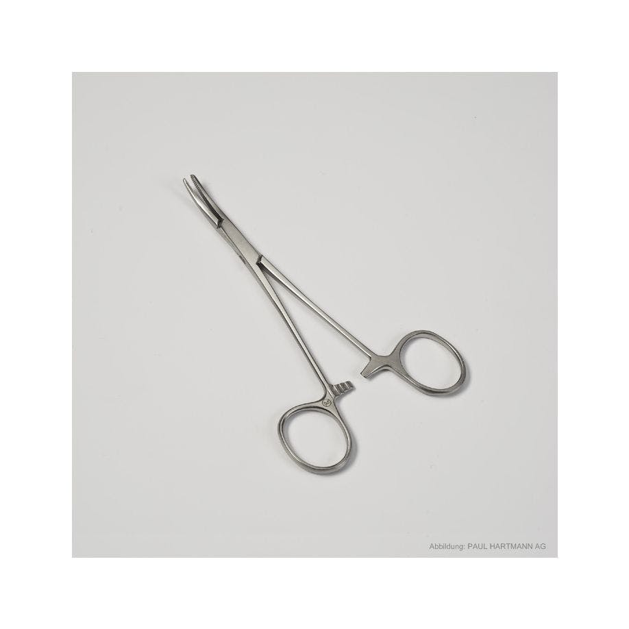 Klemme Halsted anatomisch gebogen Produktbild