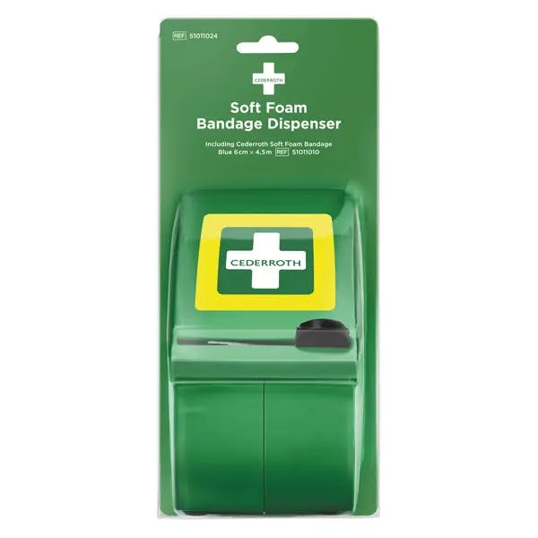 Cederroth Soft Foam Dispenser Blue - Spender mit Wandhalterung Produktbild Web Groß Detailbild 2 L