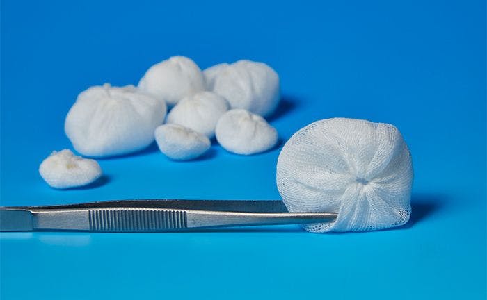 Mulltupfer Nr. 9 haselnußgroß - Ballonförmig mit Gummiring, Ø ca. 2 cm Produktbild Web Groß Detailbild 2 L