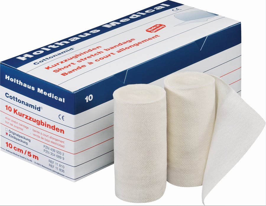 Cottonamid Kurzzugbinde - Rohweiß, elastisch, in 4 verschiedenen Breiten Produktbild