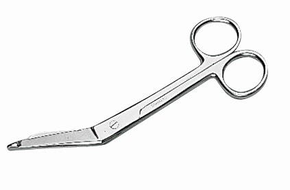Verbandschere nach Lister – kniegebogen mit abgerundetem Kopf Präzises Schneiden Rostfrei Produktbild