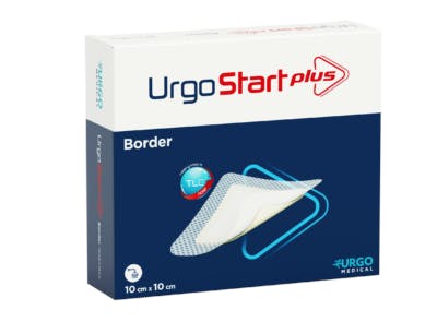 UrgoStart Plus Border - Wundverband aus TLC-NOSF-Matrix und Polyabsorbierende Fasern Produktbild Print Hauptbild L