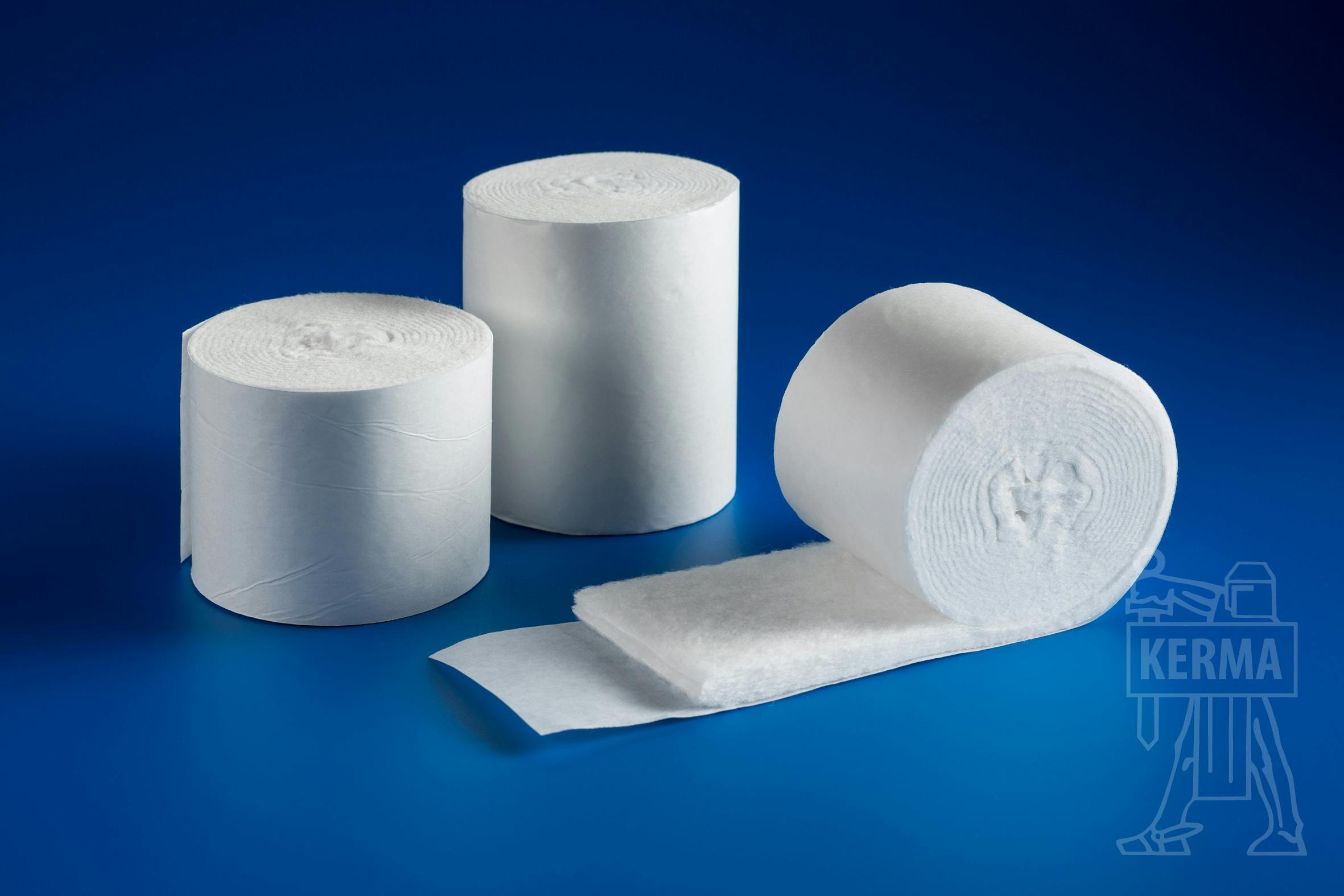 Verbandwatte unsteril - Rolle, leicht gepresst, aus 100% Baumwoll-Vlies Produktbild