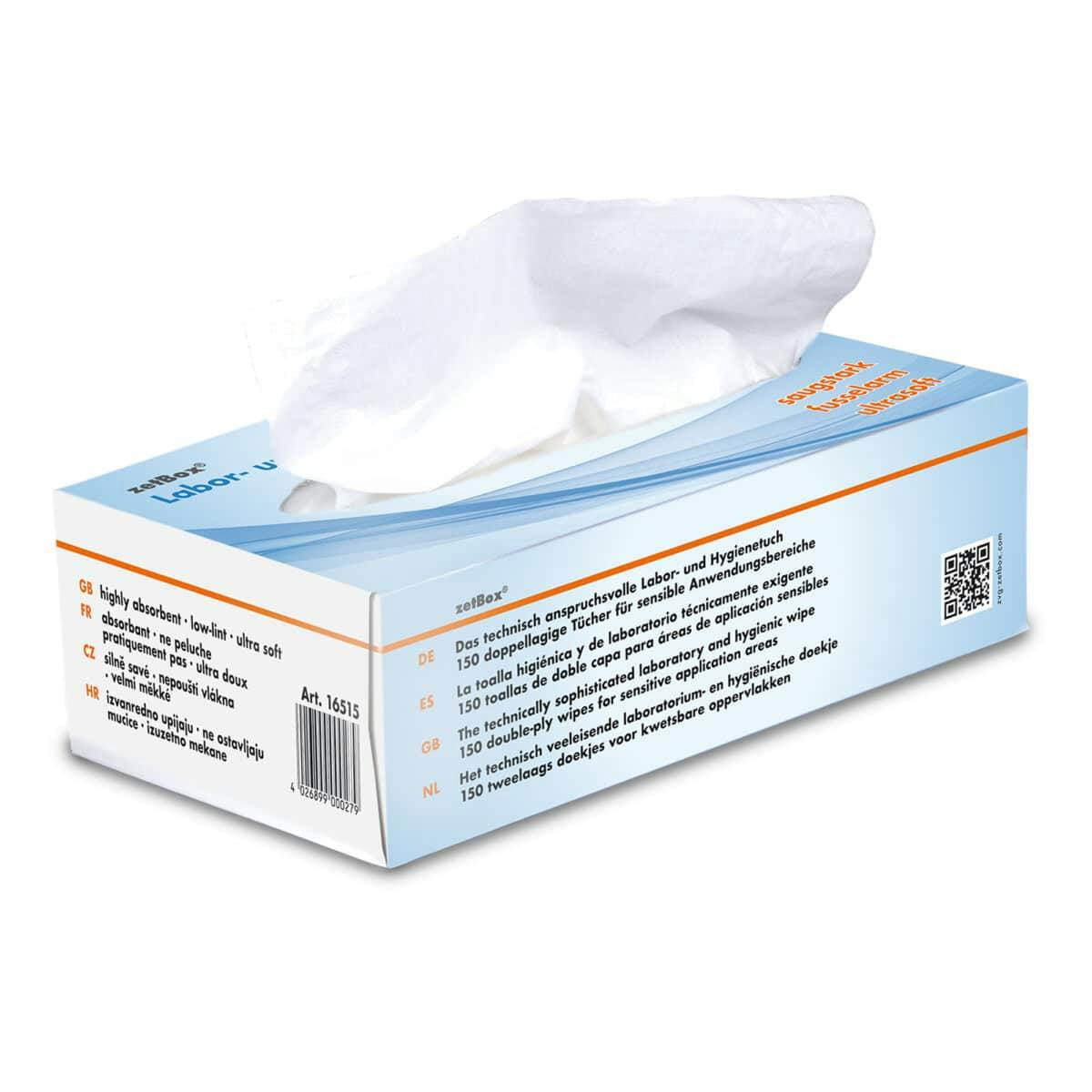 Doppellagige Mehrzwecktücher 150 St - Für Sensible Anwendungsbereiche Saugstark ultrasoft Produktbild Web Groß Detailbild 1 L