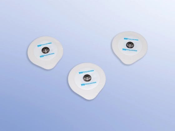 Einmal-EKG-Elektroden Typ 110 - PE-Schaumstoff mit Druckknopf, oval, 45 mm Produktbild