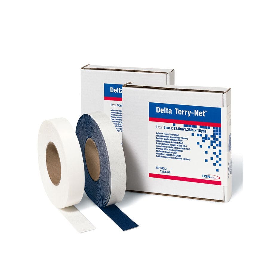 Delta Terry-Net Randpolster - Selbstklebendes Vliespolster für Cast- und Gipsverbände Produktbild