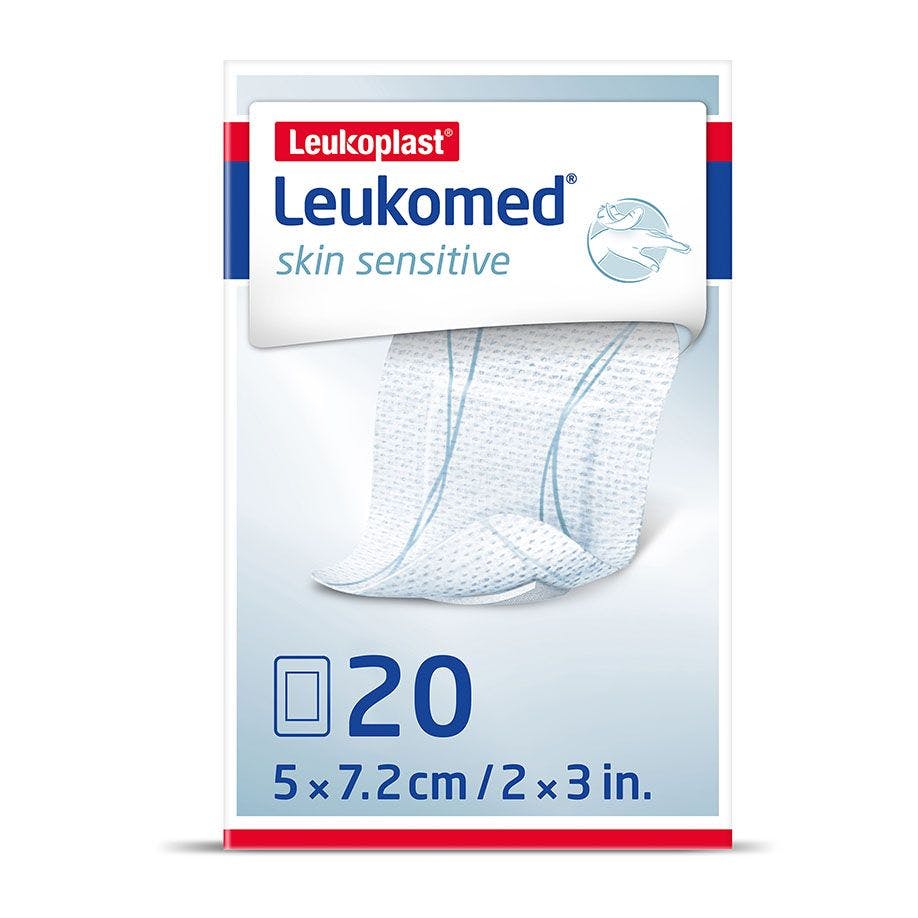 Leukomed skin sensitive Wundverband - Steril, Atmungsaktiv, Geringes Allergierisiko Produktbild Web Groß Detailbild 2 L
