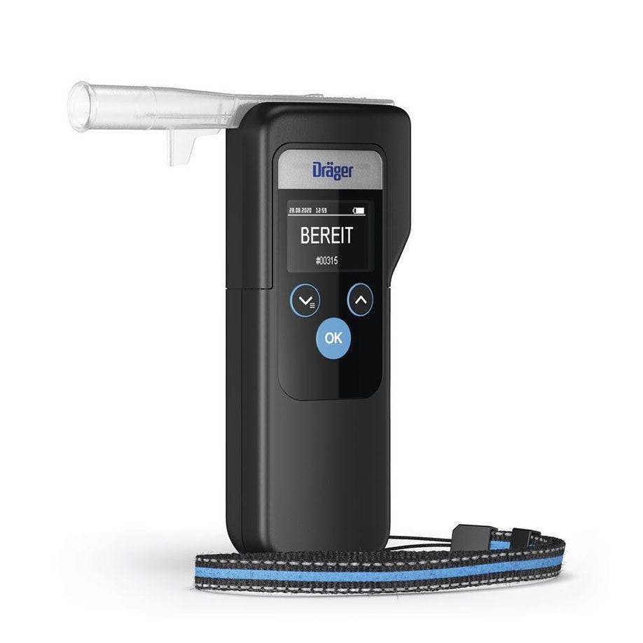 Alcotest 6000 Standard - Alkoholmessgerät Handgerät Speichert 500 Tests 3 Mundstücke Produktbild