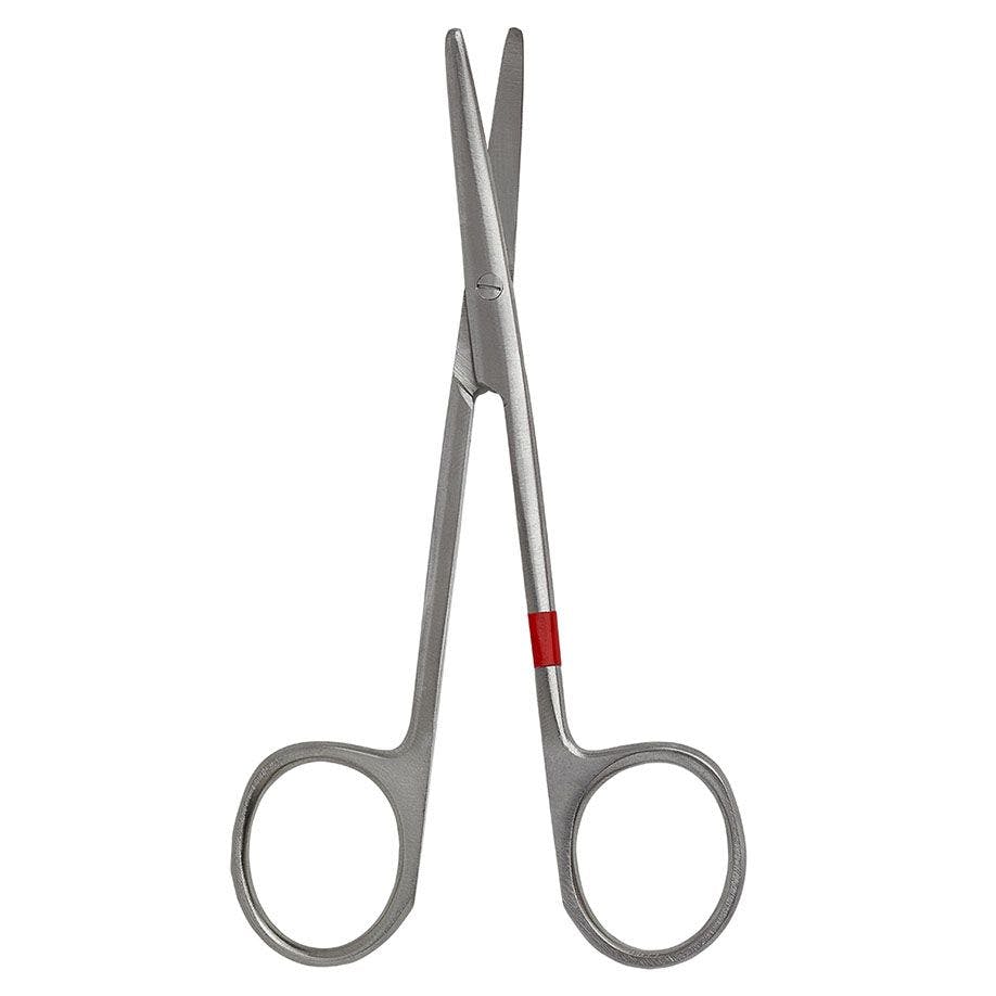 Metzenbaumscheren/Präparierscheren - stumpf/stumpf, gebogen, 11,5 cm, Einmalinstrument Produktbild