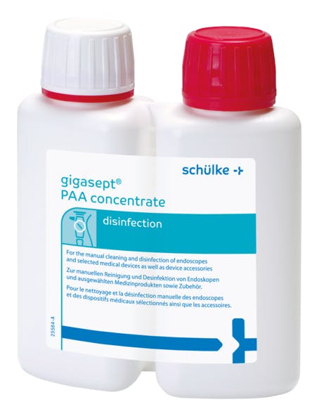 Gigasept PAA Concentrate - Doppelflasche Base & Additive 2x100ml, Desinfektion Endoskope Produktbild Print Hauptbild L