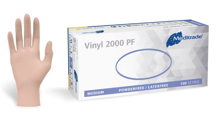 Einmaluntersuchungshandschuhe Vinyl 2000 PF - Latexfrei, puderfrei, unsteril Produktbild