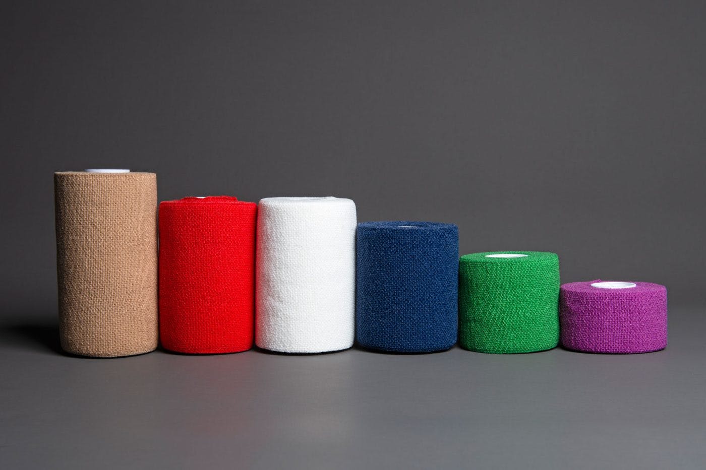 Medihaft 5 m x 8 cm - Kohäsive Binden für z.B. Stütz- und Entlastungsverbände Produktbild