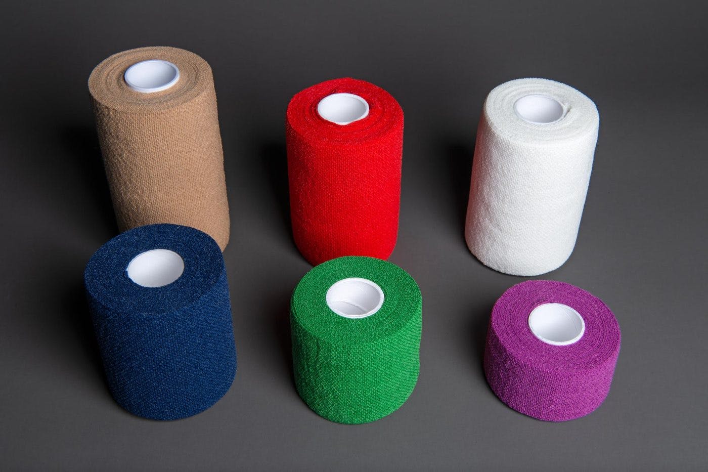 Medihaft 5 m x 8 cm - Kohäsive Binden für z.B. Stütz- und Entlastungsverbände Produktbild Web Groß Detailbild 1 L