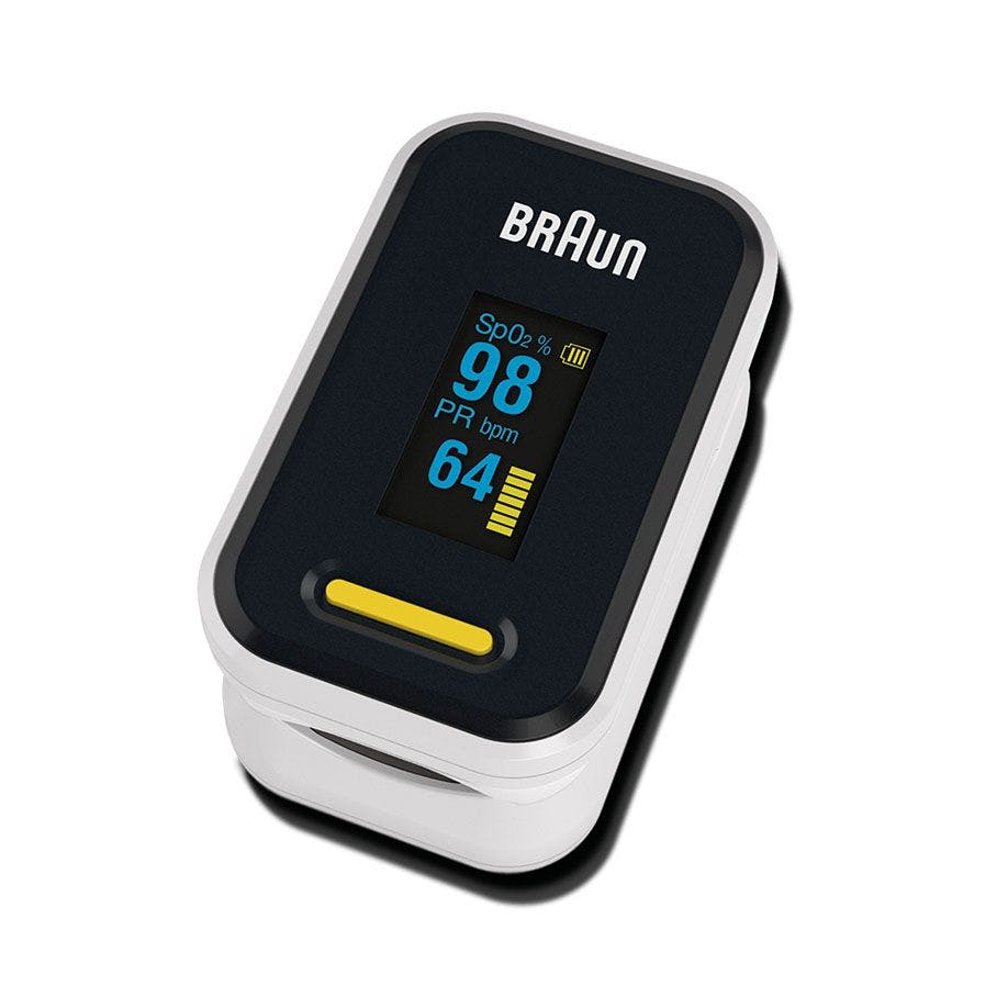 BRAUN Pulsoximeter 1 YK-81CEU - Misst Sauerstoffsättigung/Pulsfrequenz/Pulsamplitude Produktbild