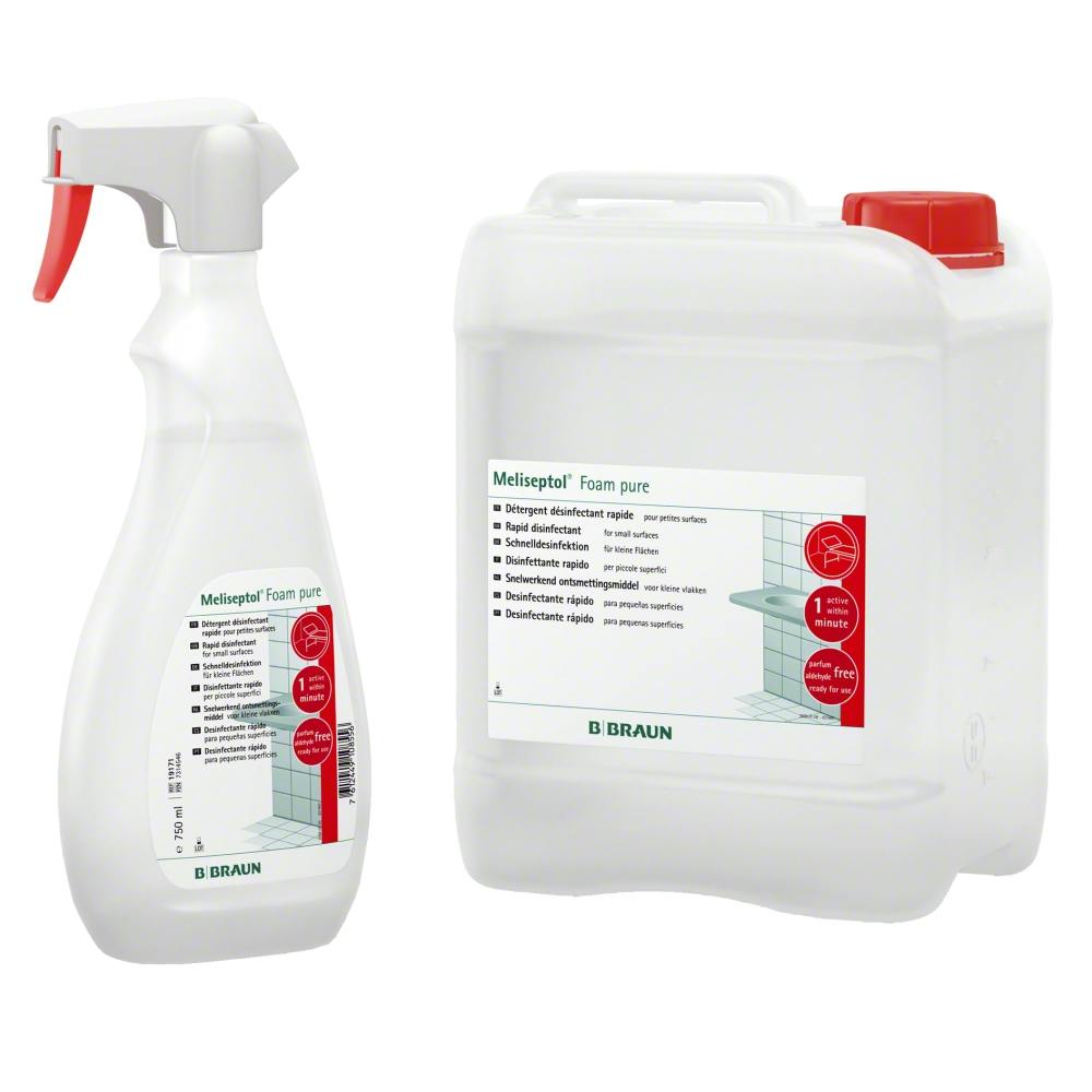 Meliseptol Foam pure - Schaum zur Schnelldesinfektion auch für empfindliche Flächen Produktbild Print Hauptbild L