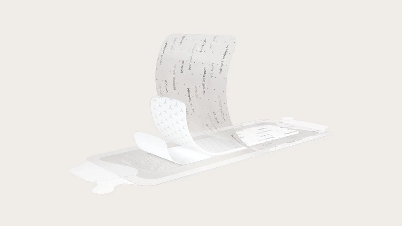 Mepilex Border Post-OP - Flexibler Komplettverband für chirurgische Wunden, steril Produktbild Web Groß Detailbild 1 L