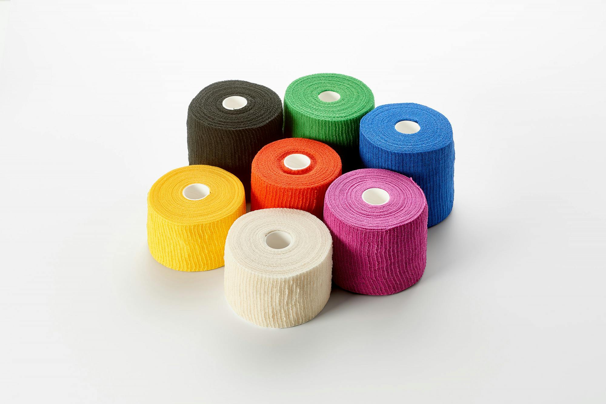 Miro haft krepp color, 6cm x 20m - Kohäsive, elastische Fixierbinde, gekreppt, farbig Produktbild