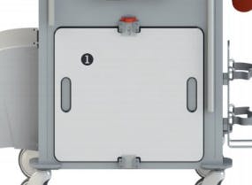 Zubehör für den Comfort Metal-Line Notfallwagen Produktbild