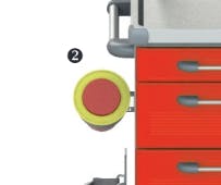 Zubehör für den Comfort Metal-Line Notfallwagen Produktbild Web Groß Detailbild 3 L