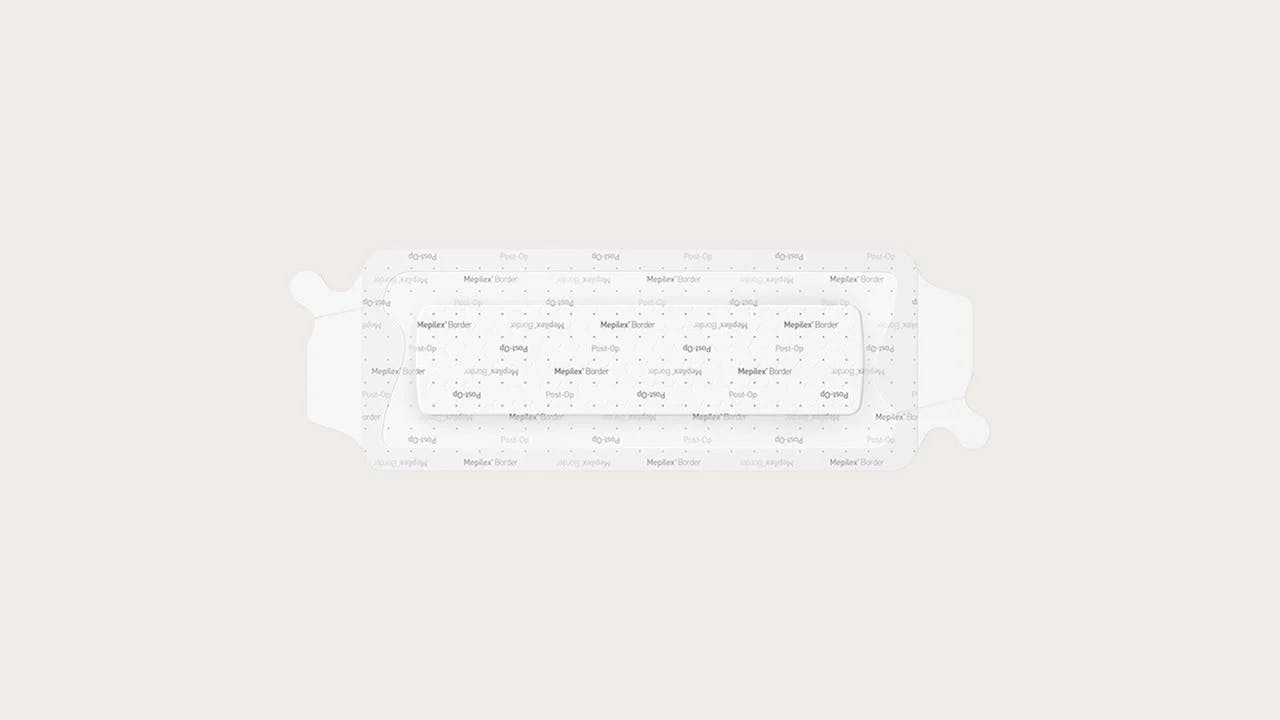 Mepilex Border Post-OP - Flexibler Komplettverband für chirurgische Wunden, steril Produktbild Web Groß Detailbild 3 L