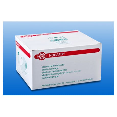 NOBAFIX - Weiße, gewobene und elastische Fixierbinde Produktbild