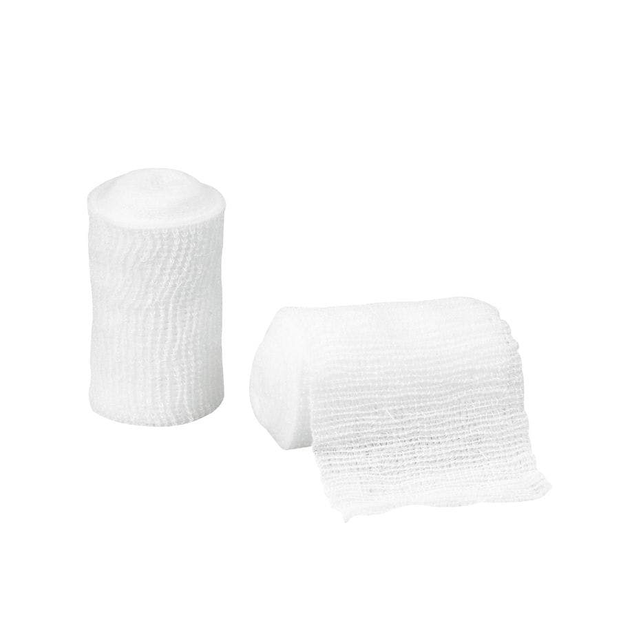 Askina Elast 6 cm x 4 m - Grobe hochelastische Fixierbinde, 100 Stück Produktbild