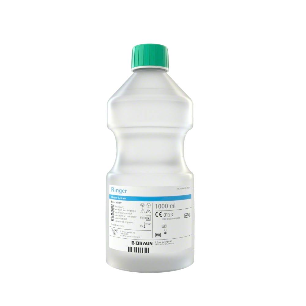 B.Braun Ringer Topische Spüllösung - Ecotainer PP Flasche Produktbild Web Groß Detailbild 1 L