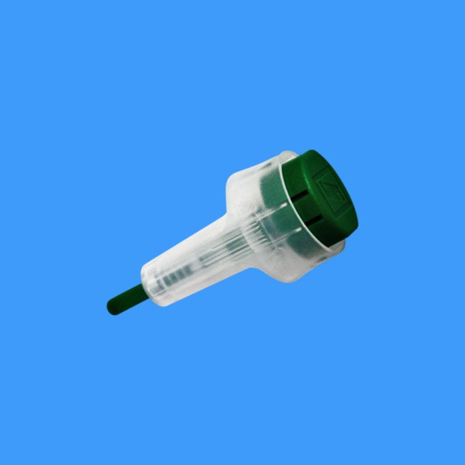 Safety-Lanzetten Normal  21G grün - Tiefe 1,8 mm, 200 Stück Produktbild