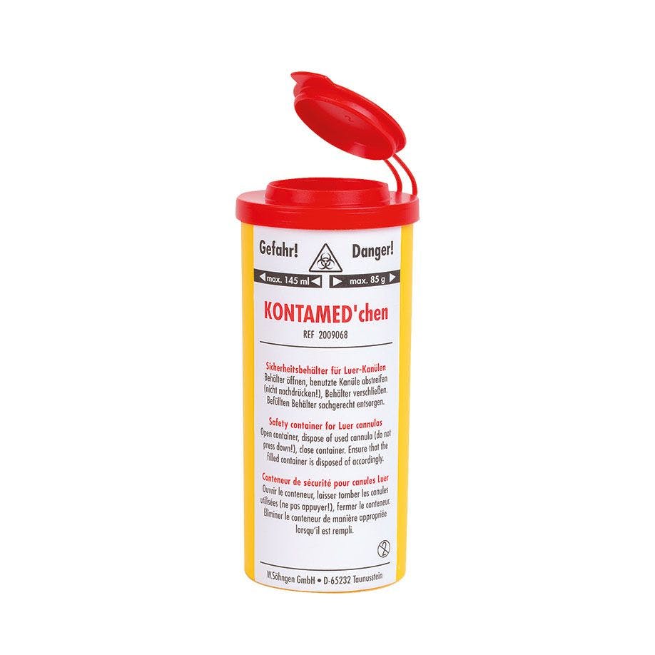KONTAMED`chen Kanülensammler - Max. Füllvolumen 145 ml Produktbild