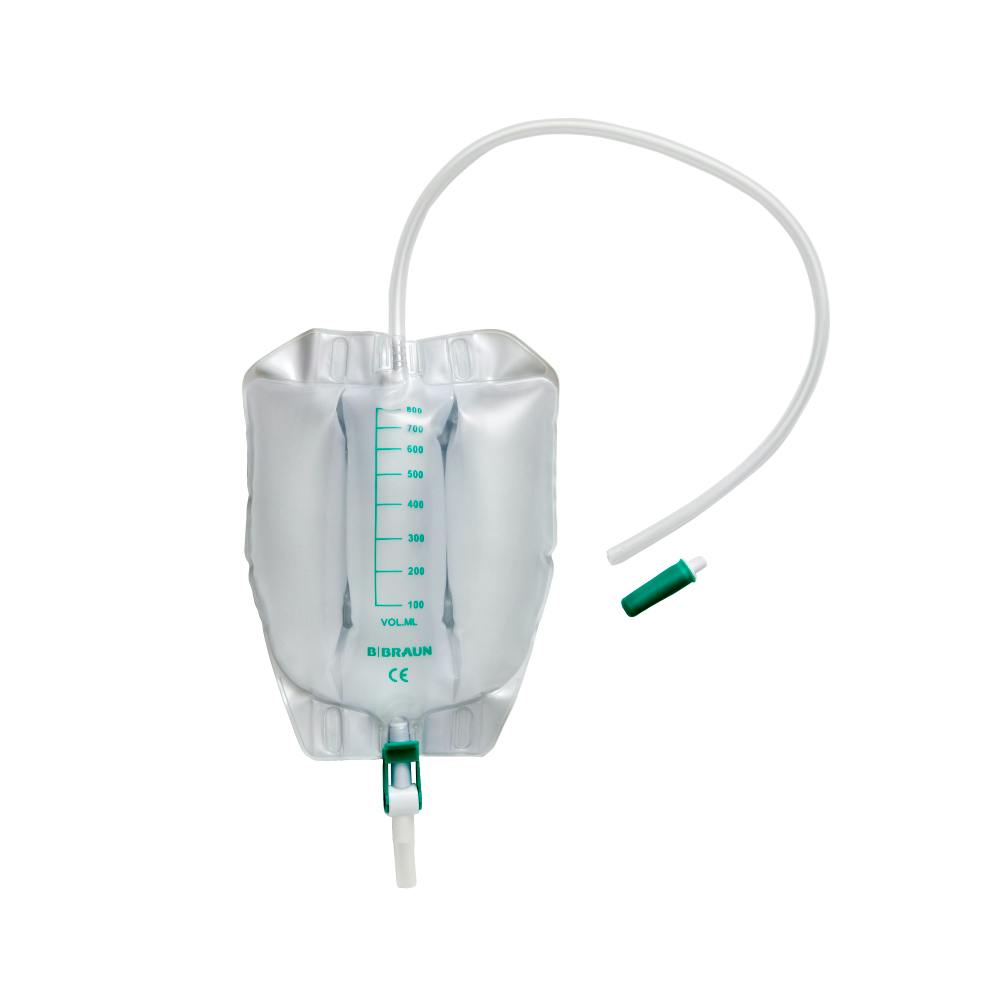 Urimed Tribag Plus Beinbeutel unsteril - Vliesrückseite, latexfrei, mit Sicherheitsventil Produktbild