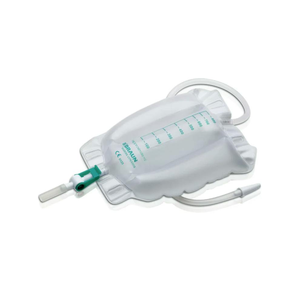 Urimed Tribag Plus Beinbeutel unsteril - Vliesrückseite, latexfrei, mit Sicherheitsventil Produktbild Web Groß Detailbild 3 L