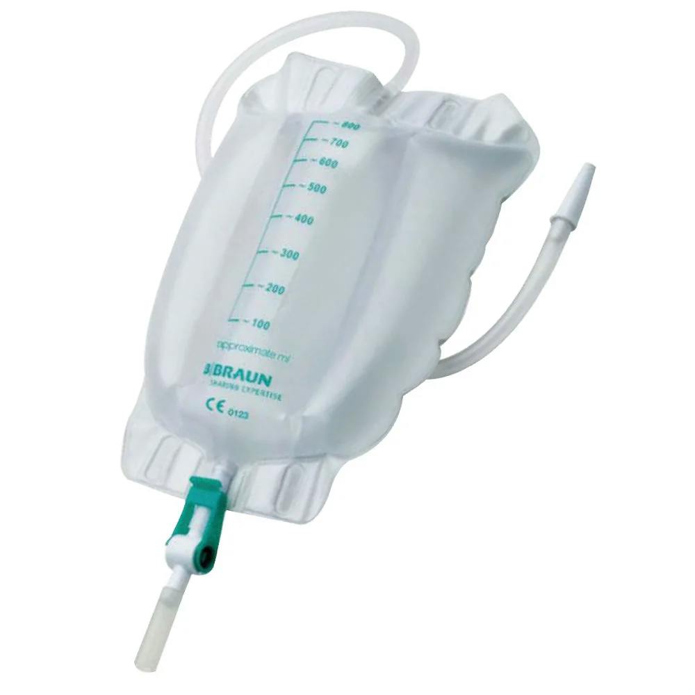 Urimed Tribag Plus Beinbeutel unsteril - Vliesrückseite, latexfrei, mit Sicherheitsventil Produktbild Web Groß Detailbild 1 L