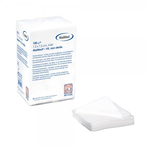 Maimed Vlieskompresse steril, 4fach Produktbild
