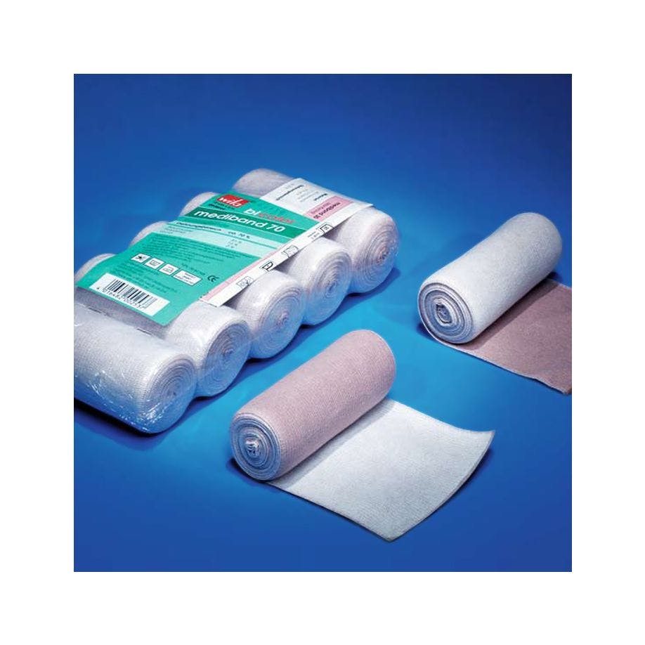 Mediband 70 - Kurzzug-Kompressionsbinden 5 m x 10 cm Produktbild Web Groß Detailbild 1 L