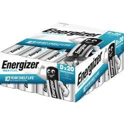 Energizer D Alkali-Batterien Max Plus LR20 1,5 V 20 Stück Produktbild