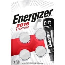 Energizer Knopfzellen CR2016 3 V Lithium 4 Stück Produktbild