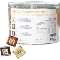 Hellma Belgische Gemischt Schokotäfelchen 165 Stück à 4.5 g Produktbild