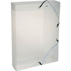 Exacompta Archivbox Crystal DIN A4 Transparent Polypropylen 25 x 6 x 33 cm Produktbild