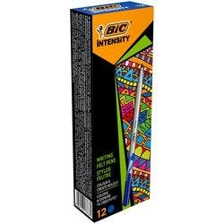 BIC Intensity Fineliner Pen Medium 0,7 mm Blau 12er-Pack Produktbild