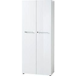 GERMANIA Monteria Melamin Aktenschrank abschließbar 800 x 370 x 1.970 mm Weiß Produktbild