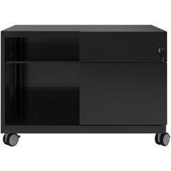 Bisley Rollcontainer Caddy Schublade rechts Schwarz 800 x 490 x 563 mm Produktbild
