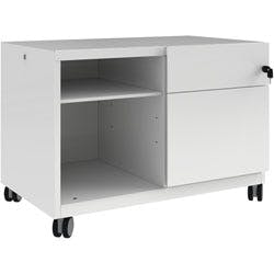 Bisley Rollcontainer Caddy Schublade rechts Verkehrsweiß 800 x 490 x 563 mm Produktbild