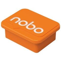 Nobo Magnete Orange 2,2 x 1,8 cm 4 Stück Produktbild